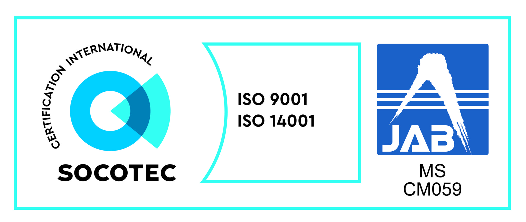 ISO9001/ISO14001を取得しています
